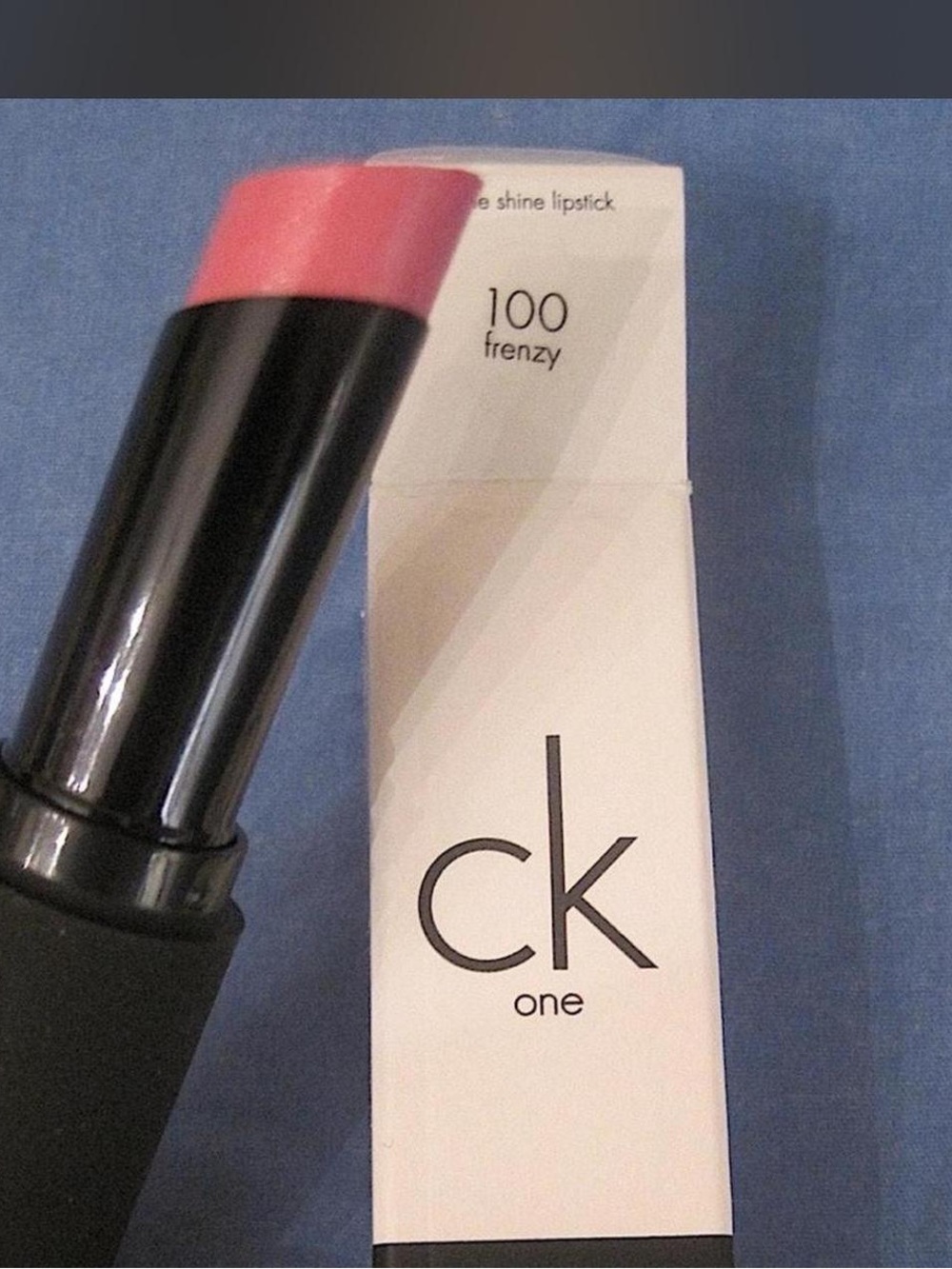 CK Calvin Klein One Shine Lipstick 100 Frenzy .1oz 3g New in Box